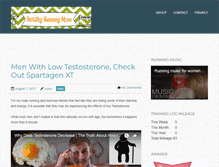 Tablet Screenshot of healthyrunningmom.com